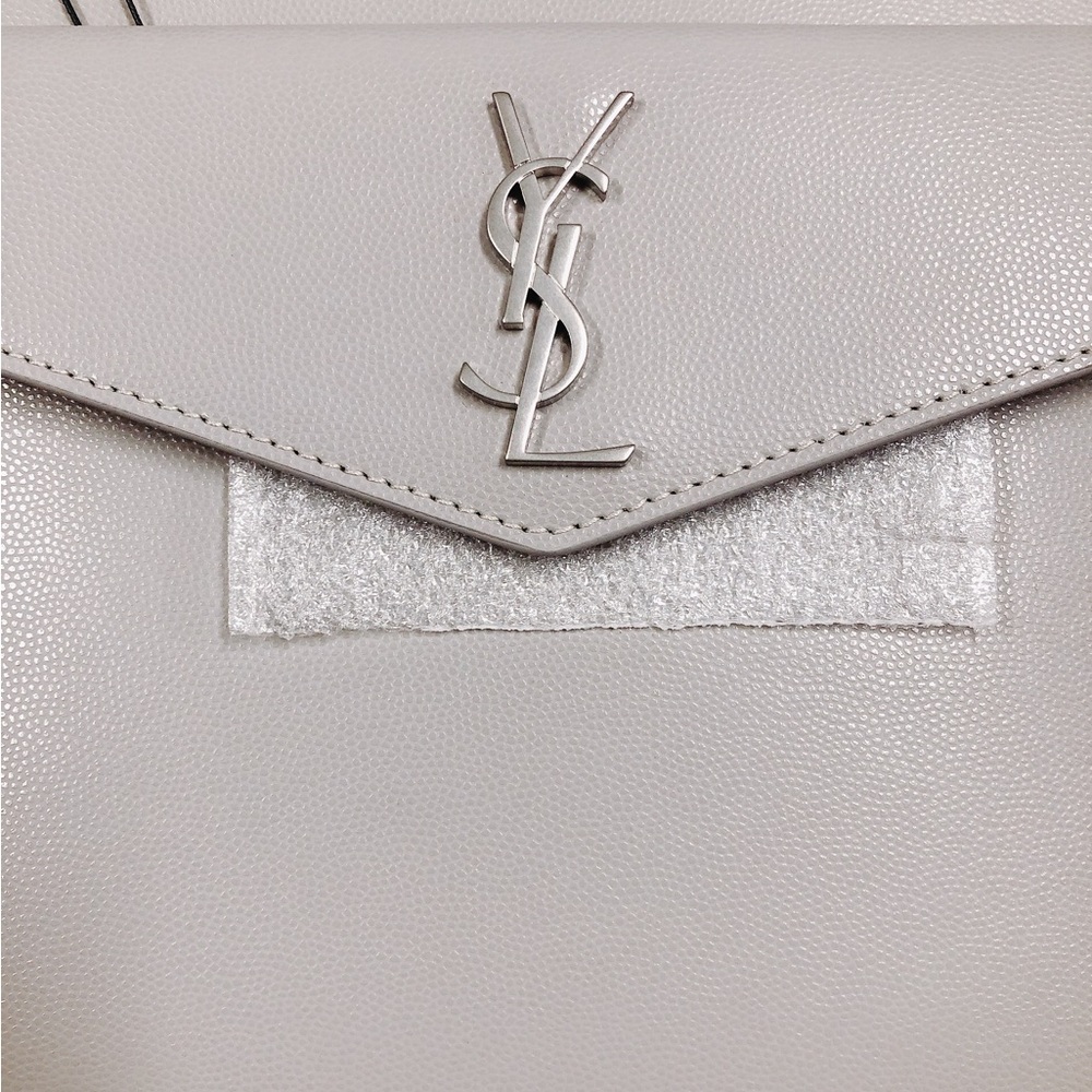 Women’s YSL grey leather tote bag - Picture 11 of 11